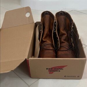 Red Wing Shoes Rich Brown Leather Boots